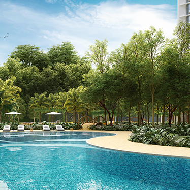 lodha Bellevue Living Room